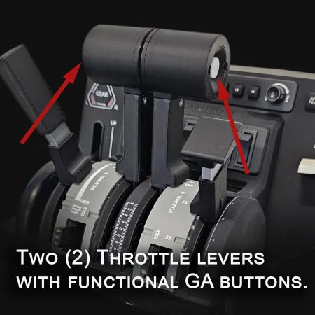 NEW! ProDeskSim Citation CJ4 V2 Addon/Mod for HoneyComb Bravo Throttle Quadrant with Detent!