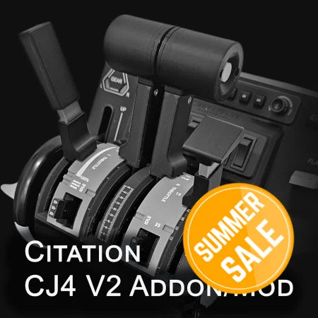 NEW! ProDeskSim Citation CJ4 V2 Addon/Mod for HoneyComb Bravo Throttle Quadrant with Detent!