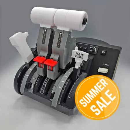 NEW Bombardier CRJ 500-1000 addon/mod package for Honeycomb Bravo throttle quadrant and Flight simulator